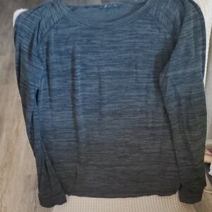 Forever 21 Charcoal Knit Long Sleeve Top